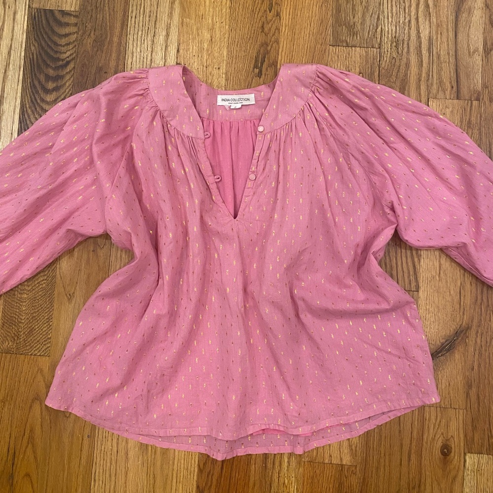 Emerson Fry India Collection Boho Long Sleeve Top